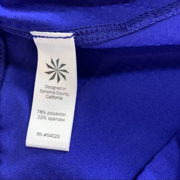Athleta Bright Royal Blue Crop Leggings Sz Small - Picture 7 of 7